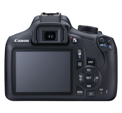 CANON EOS 1300D 18 Megapixel Digital SLR Camera with Lens - 18 mm - 55 mm - Black RearMaximum