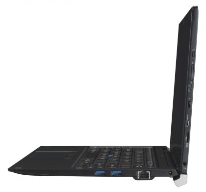 TOSHIBA Portege Z20t-C 31.8 cm (12.5") Touchscreen (In-plane Switching (IPS) Technology) 2 in 1 Ultrabook - Intel Core M (6th Gen) m5-6Y54 Dual-core (2 Core) 1.10 GHz - Hybrid - Graphite Black Metallic LeftMaximum