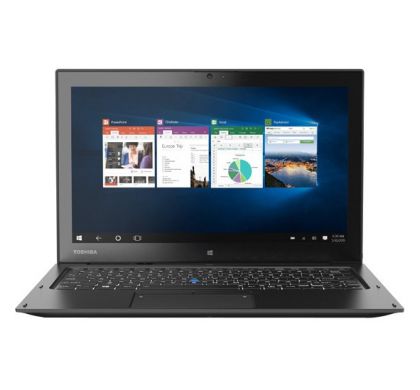 TOSHIBA Portege Z20t-C 31.8 cm (12.5") Touchscreen (In-plane Switching (IPS) Technology) 2 in 1 Ultrabook - Intel Core M (6th Gen) m7-6Y75 Dual-core (2 Core) 1.20 GHz - Hybrid - Graphite Black Metallic FrontMaximum