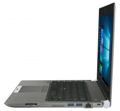 TOSHIBA Portege Z30-C 33.8 cm (13.3") Touchscreen Ultrabook - Intel Core i5 (6th Gen) i5-6300U Dual-core (2 Core) 2.40 GHz - Cosmo Silver with Hairline LeftMaximum