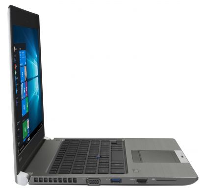 TOSHIBA Tecra Z40-C 35.6 cm (14") Ultrabook - Intel Core i7 (6th Gen) i7-6600U Dual-core (2 Core) 2.60 GHz - Cosmo Silver with Hairline RightMaximum