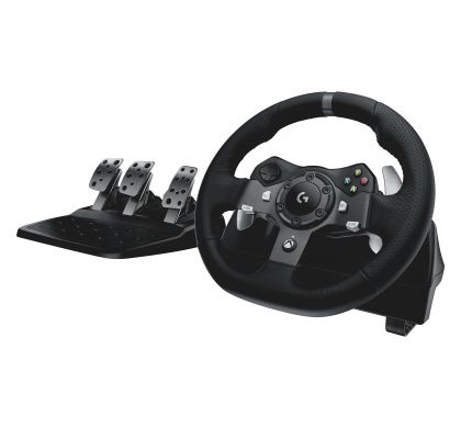 LOGITECH Driving Force G920 Gaming Steering Wheel, Gaming Pedal LeftMaximum