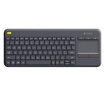 LOGITECH K400 Plus Keyboard - Wireless Connectivity - Black TopMaximum