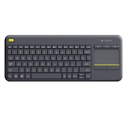 LOGITECH K400 Plus Keyboard - Wireless Connectivity - Black TopMaximum