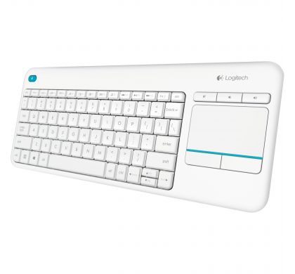 LOGITECH K400 Plus Keyboard - Wireless Connectivity - White