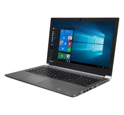 TOSHIBA Tecra A50-C 39.6 cm (15.6") Notebook - Intel Core i7 (6th Gen) i7-6500U Dual-core (2 Core) 2.50 GHz - Black LeftMaximum