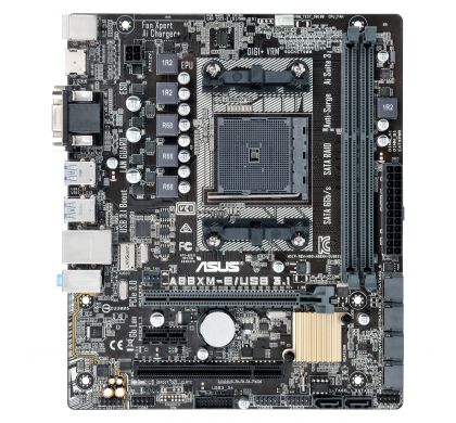 ASUS A88XM-E/USB 3.1 Desktop Motherboard - AMD A88X Chipset - Socket FM2+
