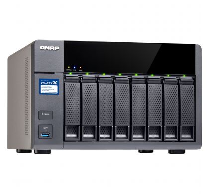 QNAP Turbo NAS TS-831X 8 x Total Bays SAN/NAS Server - Desktop RightMaximum