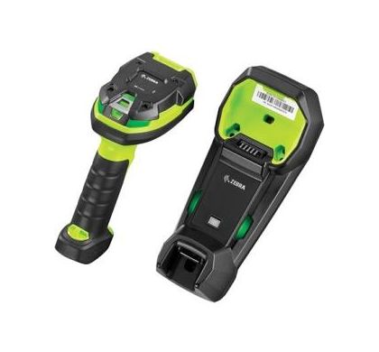 ZEBRA LI3678 Handheld Barcode Scanner - Wireless Connectivity - Industrial Green, Black