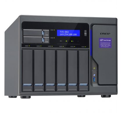 QNAP Turbo NAS TVS-882-I5-16G 8 x Total Bays SAN/NAS Server - Tower