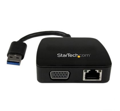 STARTECH .com USB 3.0 Docking Station for Notebook/Desktop PC - Black