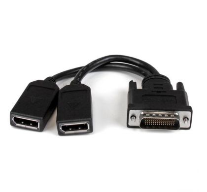 STARTECH .com DMS-59/DisplayPort A/V Cable for Audio/Video Device, Monitor, Graphics Card - 20.32 cm - Shielding - 1 Pack