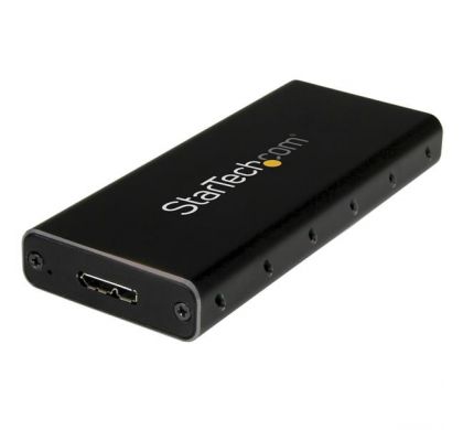 STARTECH .com Drive Enclosure External - Black, Silver