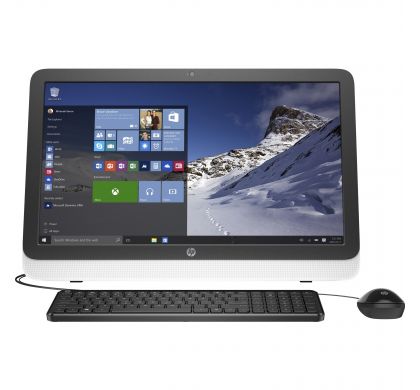 HP 23-r100 23-r104a All-in-One Computer - AMD A-Series A4-6210 1.80 GHz - Desktop - Blizzard White