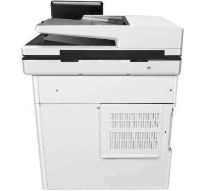 HP LaserJet M577dn Laser Multifunction Printer - Colour - Plain Paper Print RearMaximum