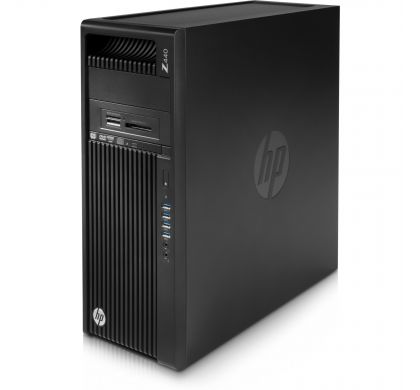 HP Z440 Mini-tower Workstation - 1 x Processors Supported - 1 x Intel Xeon E5-1650 v3 Hexa-core (6 Core) 3.50 GHz - Black