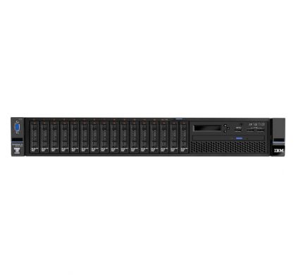 LENOVO System x x3650 M5 8871F4M 2U Rack Server - 1 x Intel Xeon E5-2640 v4 Deca-core (10 Core) 2.40 GHz FrontMaximum