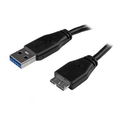 STARTECH .com USB Data Transfer Cable for Hard Drive, Card Reader, Portable Hard Drive, Smartphone, Tablet, Notebook - 15.24 cm - Shielding - 1 Pack