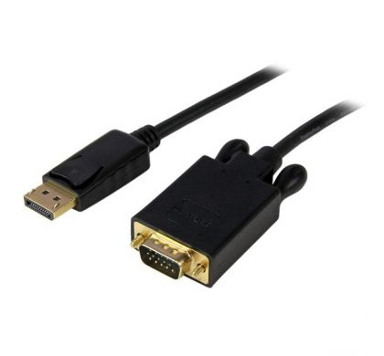 STARTECH .com DisplayPort/VGA Video Cable for TV, Projector, Monitor, Notebook, Video Device - 3.05 m