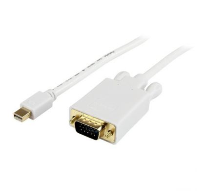 STARTECH .com Mini DisplayPort/VGA Video Cable for Notebook, Video Device, Ultrabook, Projector, Monitor, TV - 3.05 m - 1 Pack