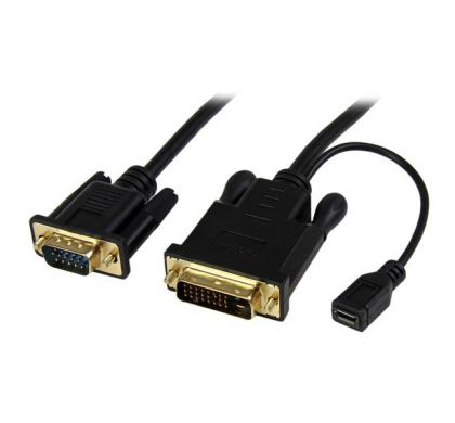 STARTECH .com DVI/VGA Video Cable for Video Device, Monitor, Projector, Workstation - 3.05 m