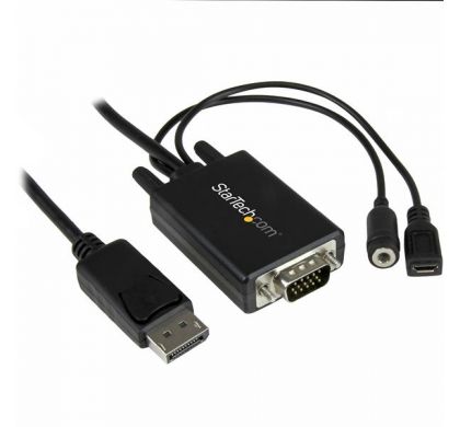 STARTECH .com DisplayPort/VGA/Mini-phone/USB A/V Cable for Monitor, Speaker, Audio/Video Device - 2.99 m - 1 Pack