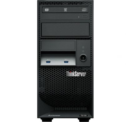 LENOVO ThinkServer TS150 70LX000NAZ Tower Server - 1 x Intel Xeon E3-1225 v5 Quad-core (4 Core) 3.30 GHz FrontMaximum