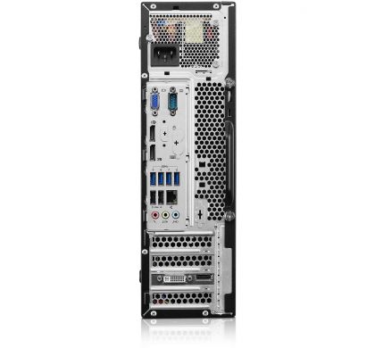 LENOVO ThinkStation P310 30AV0016AU Small Form Factor Workstation - 1 x Processors Supported - 1 x Intel Xeon E3-1270 v5 Quad-core (4 Core) 3.60 GHz - Raven Black RearMaximum