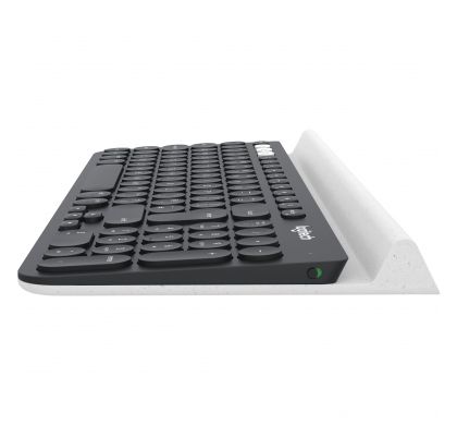 LOGITECH K780 Keyboard - Wireless Connectivity - Bluetooth - White LeftMaximum