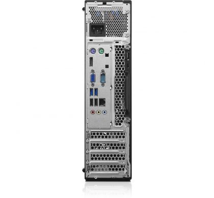 LENOVO ThinkCentre M700 10KQ0020AU Desktop Computer - Intel Core i7 (6th Gen) i7-6700 3.40 GHz - Small Form Factor - Black RearMaximum