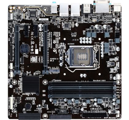 GIGABYTE Ultra Durable GA-Q170M-MK Desktop Motherboard - Intel Q170 Chipset - Socket H4 LGA-1151