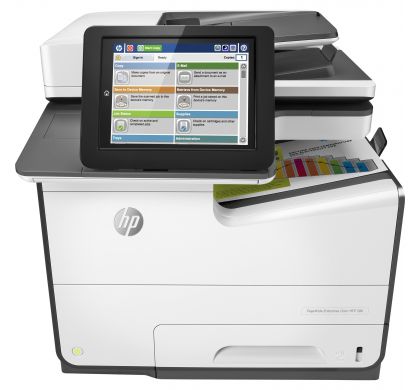 HP PageWide Enterprise 586dn Page Wide Array Multifunction Printer - Colour - Plain Paper Print - Desktop