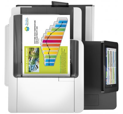 HP PageWide Enterprise 586f Page Wide Array Multifunction Printer - Colour - Plain Paper Print - Desktop TopMaximum