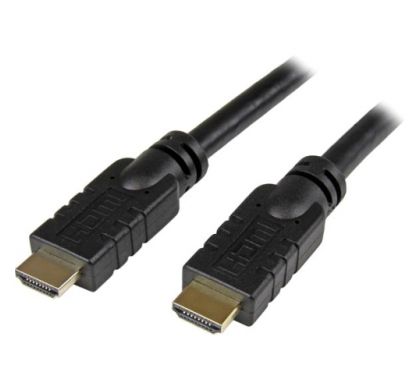 STARTECH .com HDMI A/V Cable for Audio/Video Device, Home Theater System, Gaming Console, Blu-ray Player, DVD Player, Apple TV - 20 m - Shielding - 1 Pack