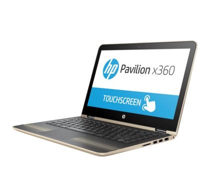 HP Pavilion x360 13-u000 13-u029tu 33.8 cm (13.3") Touchscreen 2 in 1 Notebook - Intel Core i5 (6th Gen) i5-6200U Dual-core (2 Core) 2.30 GHz - Convertible - Gold LeftMaximum
