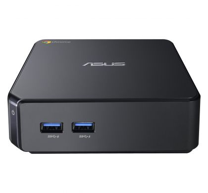 ASUS Chromebox CHROMEBOX2-G003U Chromebox - Intel Core i3 (5th Gen) i3-5010U 2.10 GHz - Mini PC - Iron Grey FrontMaximum