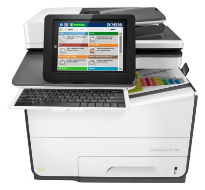 HP PageWide Enterprise 586z Page Wide Array Multifunction Printer - Colour - Plain Paper Print - Desktop