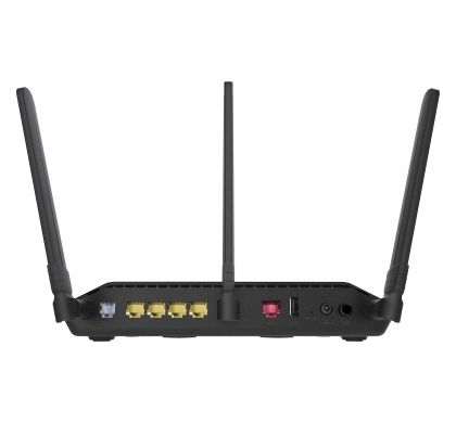 D-LINK DSL-2885A IEEE 802.11ac ADSL2+, VDSL2 Modem/Wireless Router RearMaximum