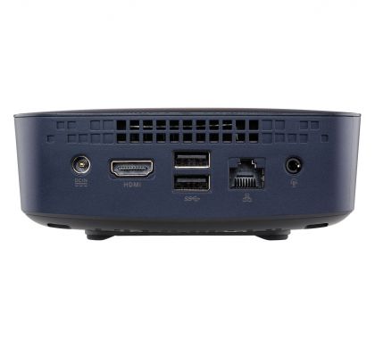 ASUS VivoMini UN45H-DM140M Desktop Computer - Intel Celeron N3150 1.60 GHz - Mini PC - Midnight Blue RearMaximum