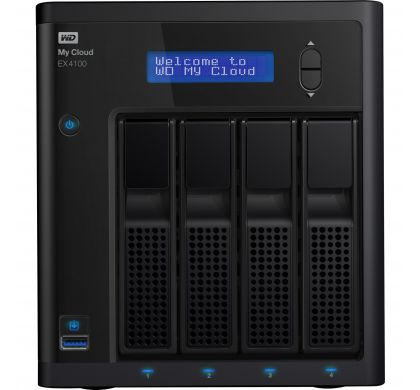 WESTERN DIGITAL My Cloud EX4 EX4100 4 x Total Bays NAS Server - Desktop