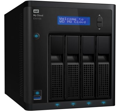 WESTERN DIGITAL My Cloud EX4 EX4100 4 x Total Bays NAS Server - Desktop RightMaximum