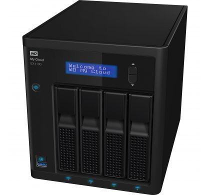 WESTERN DIGITAL My Cloud EX4 EX4100 4 x Total Bays NAS Server - Desktop TopMaximum