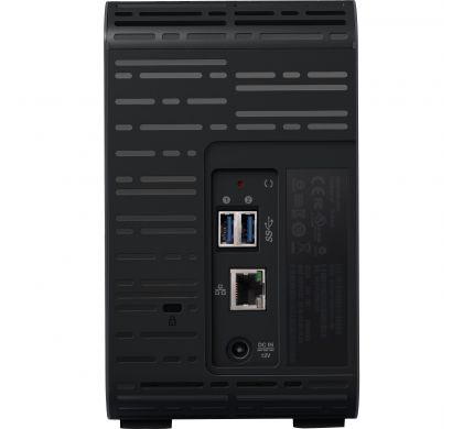 WESTERN DIGITAL My Cloud EX2 Ultra BVBZ0040JCH 2 x Total Bays NAS Server - Desktop RearMaximum