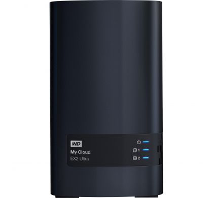 WESTERN DIGITAL My Cloud EX2 Ultra BVBZ0080JCH 2 x Total Bays NAS Server - Desktop