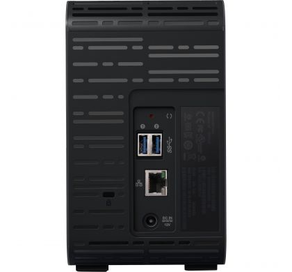 WESTERN DIGITAL My Cloud EX2 Ultra BVBZ0120JCH 2 x Total Bays NAS Server - Desktop RearMaximum