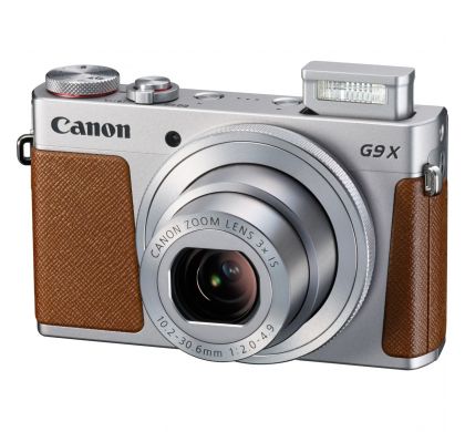 CANON PowerShot G9 X 20.2 Megapixel Compact Camera - Silver