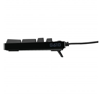LOGITECH Orion Blue G610 Mechanical Keyboard - Cable Connectivity LeftMaximum