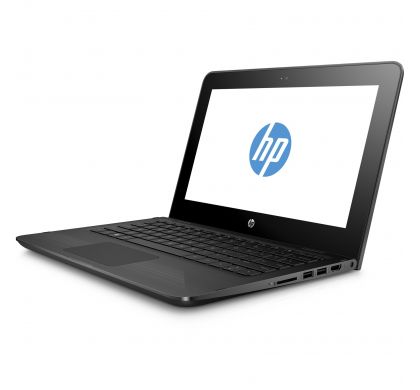 HP x360 11-ab000 11-ab014tu 29.5 cm (11.6") Touchscreen (In-plane Switching (IPS) Technology) 2 in 1 Netbook - Intel Celeron N3060 Dual-core (2 Core) 1.60 GHz - Convertible - Jack Black LeftMaximum