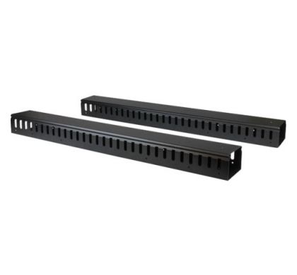 STARTECH .com Cable Guide - Black - 2 Pack