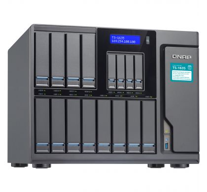QNAP Turbo NAS TS-1635 16 x Total Bays SAN/NAS Server - Desktop